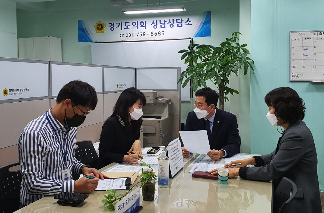 권락용 경기도의원, 판교·서현의 교육환경 개선 논의