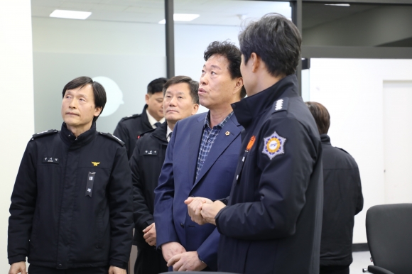 송도호 서울시의원, 관악소방서 주요업무 점검·격려 방문