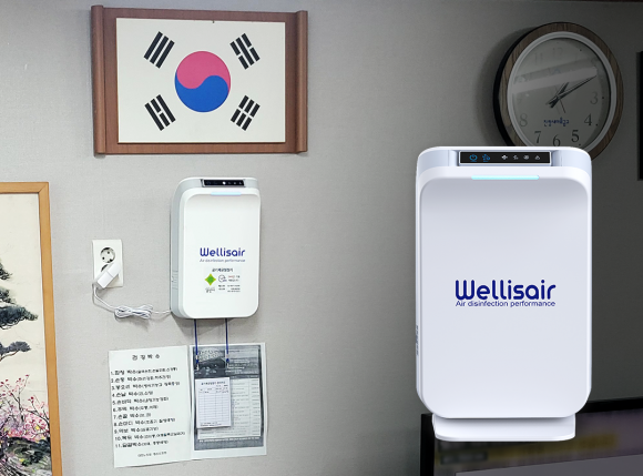 웰리스, 경북 경산시 경로당 195개소에 공기제균청정기 납품