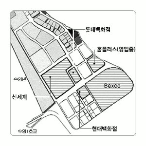 유통 빅3 센텀서 격돌