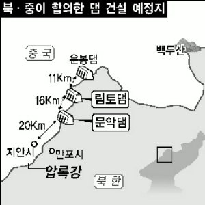 북·중 압록강 댐 2곳 건설