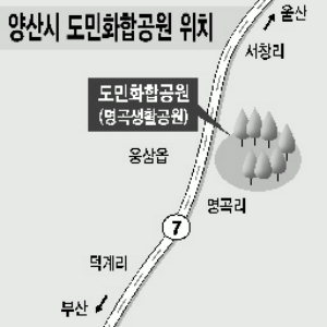 양산 도민화합공원 반쪽 위기
