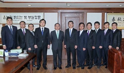 [포토뉴스] 부산지구 JC회장단 본사 방문