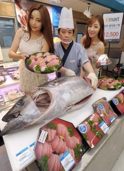 광어회보다 싼 값으로 고급 참치회 맛보세요