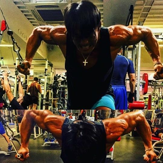 UFC서울 추성훈, 어마어마한 근육량과 운동...사랑이 아빠 맞아?