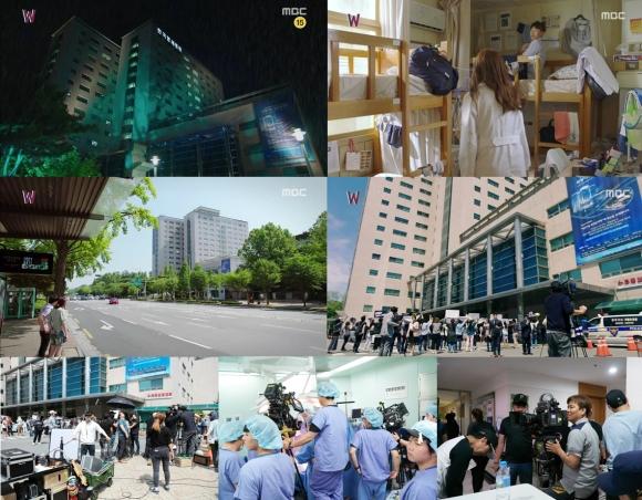 드라마 W속 명세병원, 강동경희대병원에서 촬영...의학자문까지