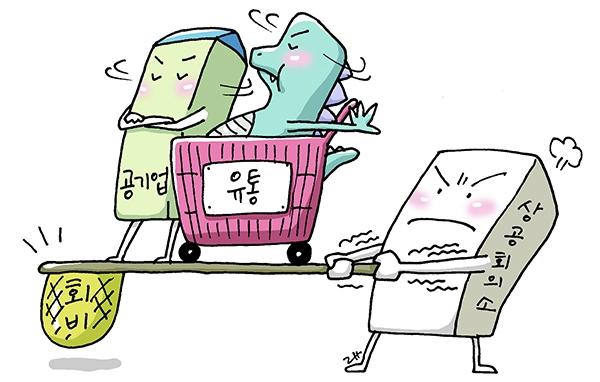 수천억 매출 유통 공룡, 상공회비는 나 몰라라