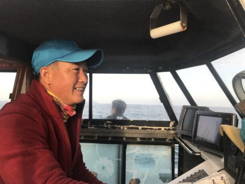 [통영 국도 무늬오징어 야간 배낚시] 석양으로 눈맛 밤낚시로 손맛