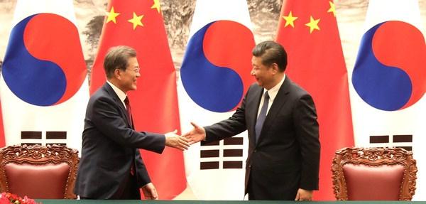 한·중 한반도에서 전쟁은 절대 용납할 수 없다
