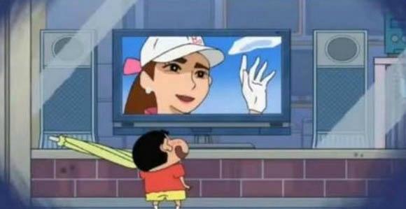 이완♥ 이보미, 日 골프계에선 아이돌급 인기 보미짱, 짱구 만화에도 나와
