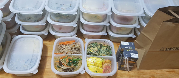금사회동동 회동도래행복마을, 어르신 반찬 나눔 행사 추진
