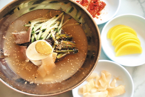 MSG 없는 웰빙 냉면, 생국수