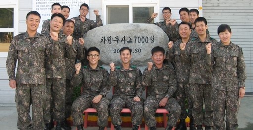 제22보병사단 보급수송대대 무사고 7,000일 달성
