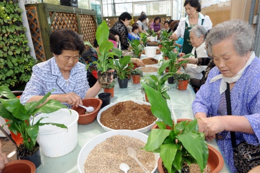 [원주]“원예치료 출장 교육 갑니다”