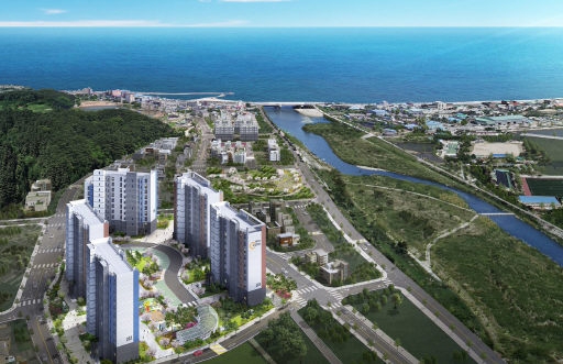 동해바다·설악산 조망 190세대 중소형 아파트