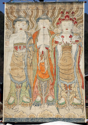 [홍천]`삼신괘불도 도 유형문화재 선정