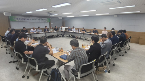 [포토뉴스]원주시노사민정협의회, 원주형강소기업과 소통 간담회
