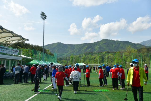 [포토뉴스]제8회 강원특별자치도지사기 그라운드골프대회