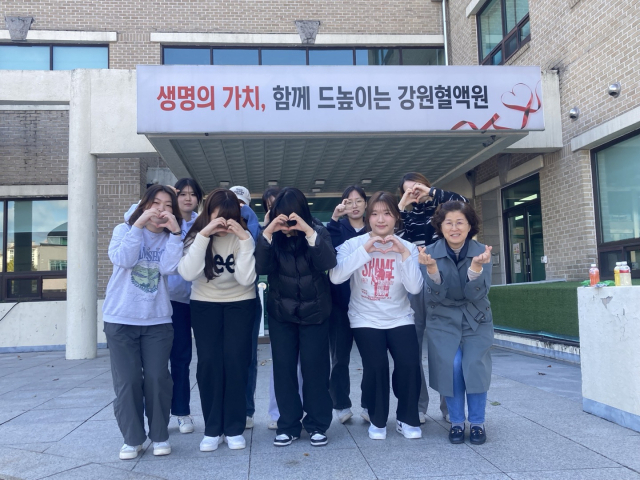 [포토뉴스]횡성여고 보건직 진로체험 프로그램