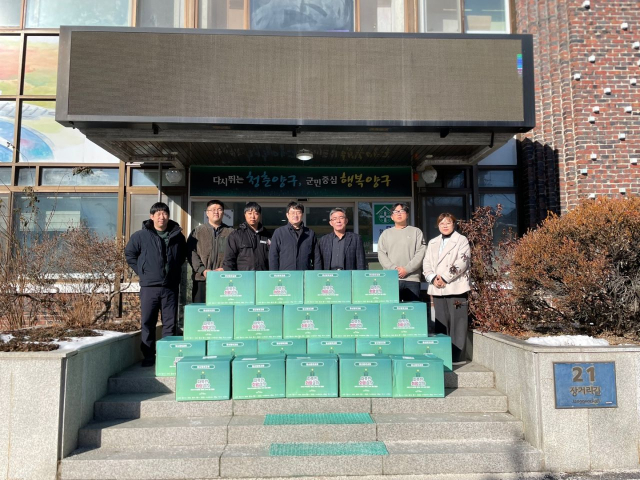 [포토뉴스]양구 방산감리교회 연말 이웃돕기 물품 전달
