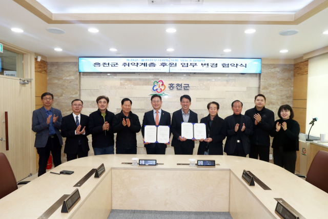 [포토뉴스] 홍천군·한우사랑말유통 영농조합법인 MOU