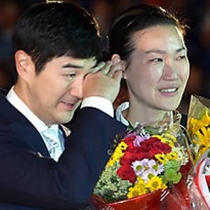 한상진 아내 농구선수 박정은 은퇴식 눈물 왈칵…“잉꼬 부부 제대로 과시”