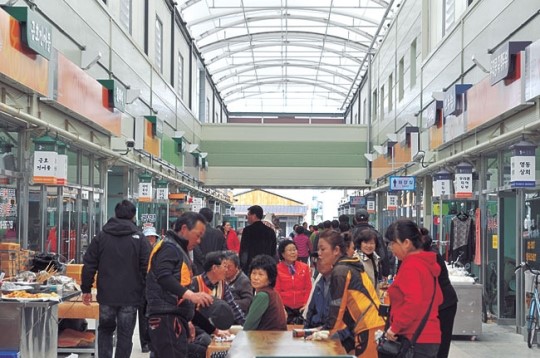 영천 금호전통시장 시설현대화 준공