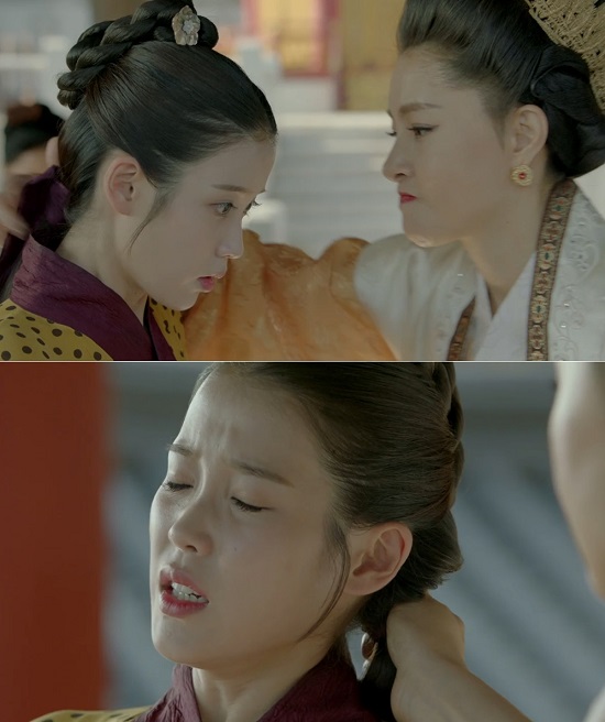 달의 연인-보보경심 려 이지은, 박지영 살벌 패악질에 속수무책 눈물 쏙