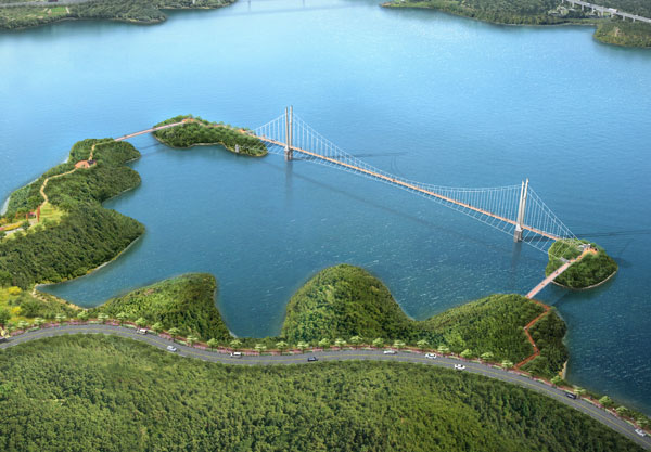 김천부항댐에 256m 출렁다리 새로운 볼거리