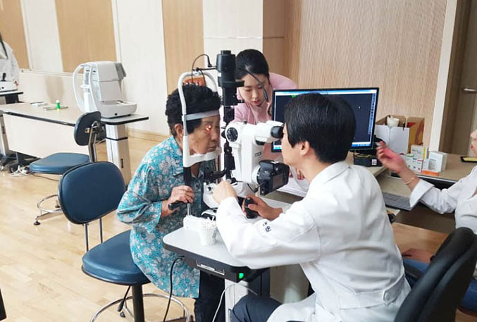[이런일] 대구 누네안과병원, 영양군서 나눔 진료