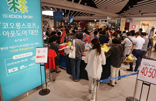 롯데백화점 대구점·상인점, 아웃도어·골프 의류 할인전 봇물