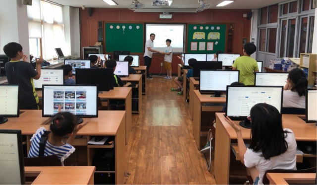 봉화 춘양초등학교 사이버 학습동아리로 좋은 성과 올려