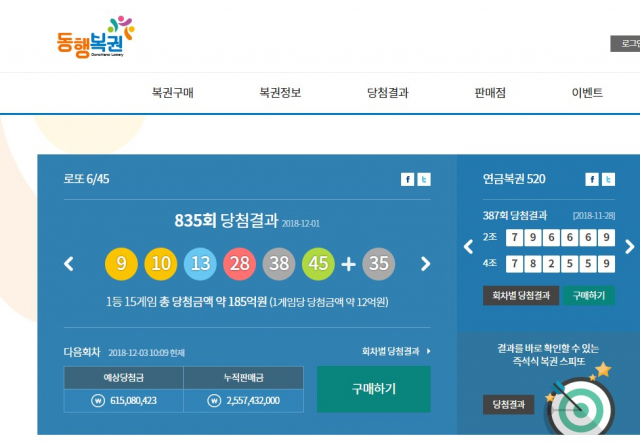 나눔로또가 동행복권으로 바꼈다?…꼭 기억할 세가지 팁은?
