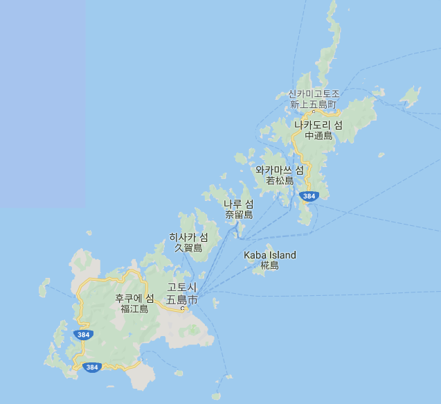 오도열도(고토열도, 五島列島) 도시어부 등장해 눈길