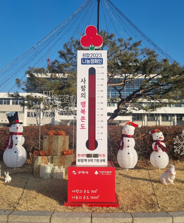 경북 구미시 희망2023나눔캠페인 목표액 조기 달성