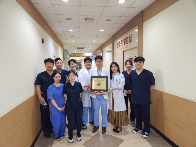 김천제일병원 심혈관 중재시술 인증기관선정