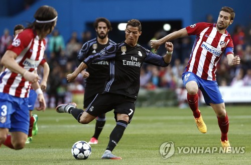 SPAIN SOCCER UEFA CHAMPIONS LEAGUE - 포토뉴스