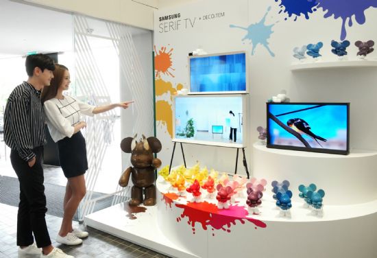 삼성 세리프 TV, 소비자 추천 힙플레이스에 뜬다