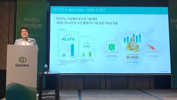 지니언스 내년 EDR 매출 50억 목표