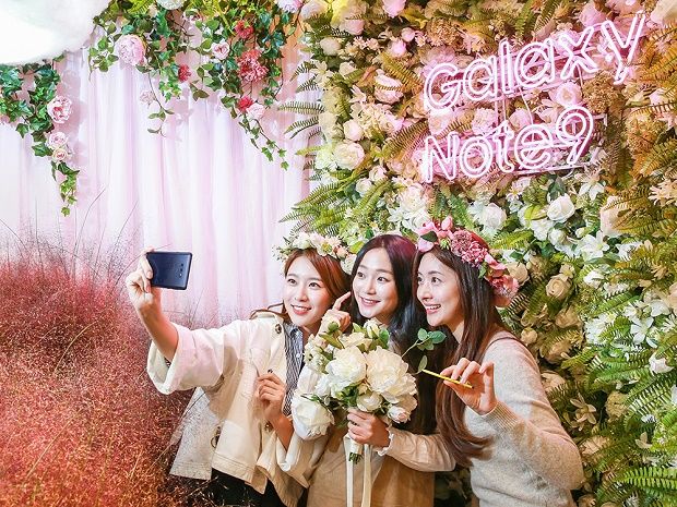 [포토] 삼성전자, 갤노트9·갤A7 체험존 운영
