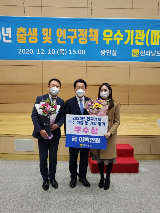 휴먼아이티솔루션, 인구정책 우수기업 우수상 수상