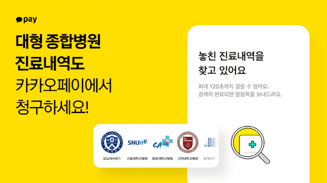 카카오페이 ‘실손보험 간편 청구’ 서비스 개시