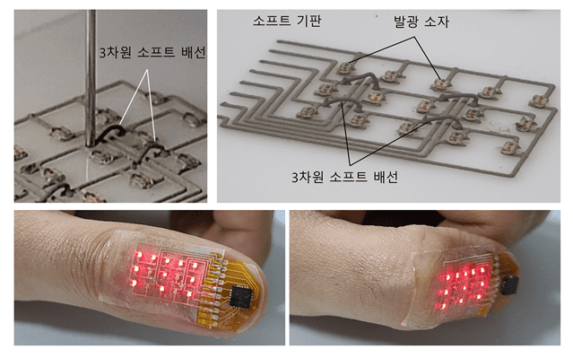 3D 프린터로 피부같은 전자 소자 인쇄···웨어러블 기기 한계 넘는다