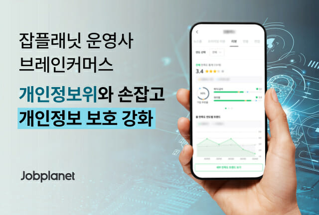 브레인커머스-개인정보위, 잡플래닛 개인정보 보호 강화