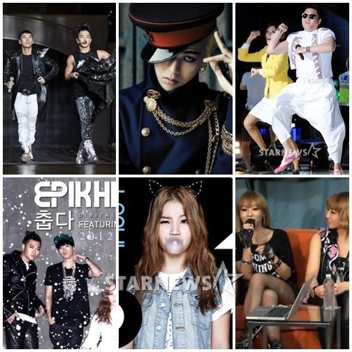 '빅뱅·싸이·에픽·이하이·2NE1'YG,올 31곡 히트 | 인스티즈