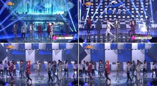 KBS 가요대축제 인피니트, 코러스팀과 특별 무대