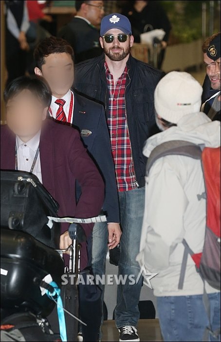 [★포토]크리스 에반스, 편안한 차림으로 내한!