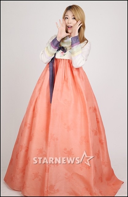 [스타포토]위글위글헬로비너스, 단아한 한복자태