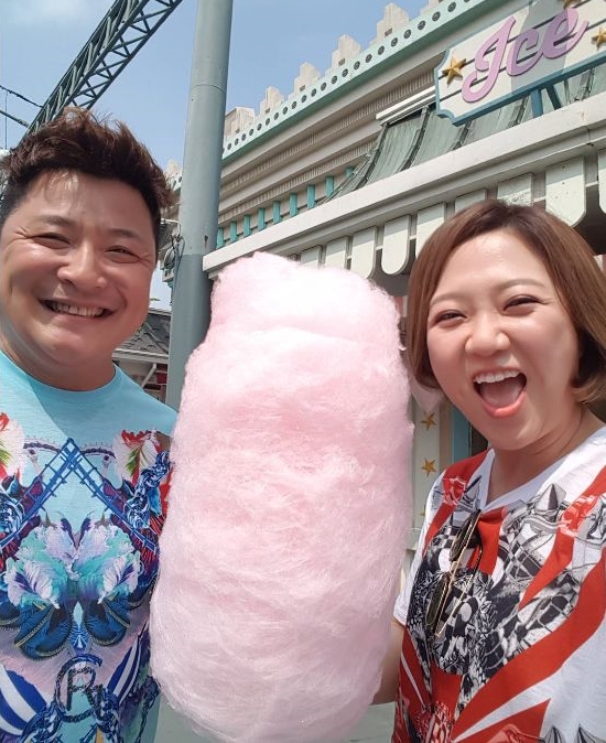 라면먹고 잤어요..윤정수X김숙, 달콤 솜사탕 데이트