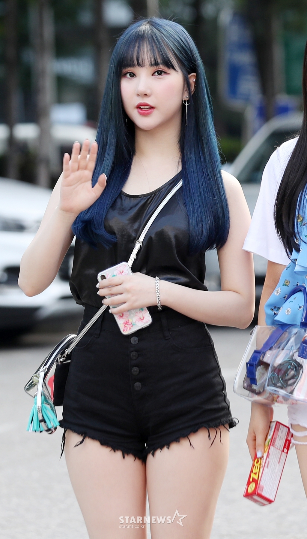 [★포토]은하, 시원한 파란색 헤어컬러